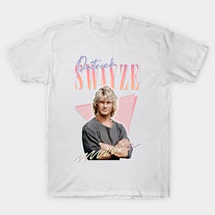 Patrick Swayze ∆ 90s Style Retro Graphic Design T-Shirt